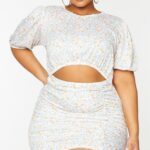 Rochie cut-out PLT | XL