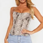 Corset snake print PLT | M