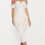 Rochie midi bardot PLT | L