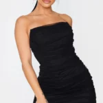 Rochie cu corset PrettyLittleThing | M/EU38