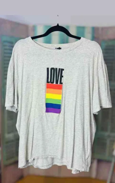 Tricou LOVE oversized | S/M/L