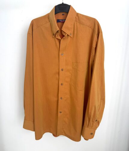 camasa barbati 100% bumbac marimea L 40 portocaliu orange