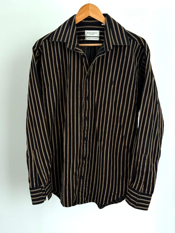 camasa retro YSL anii 70s marimea M dungi