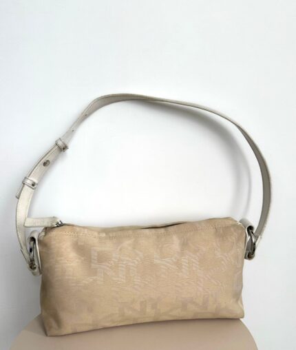 Geanta de umar DKNY bej y2k